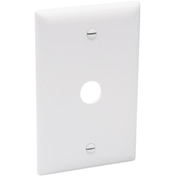 Nextgen TP60W Thermoplastic Telephone Or Cable Outlet Wall Plate; White NE698600